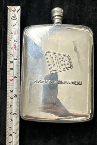 Jcb hip flask hand made - hand,