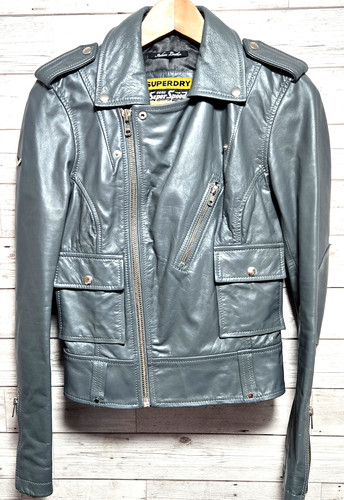 Superdry ladies leater jacket - superdry,