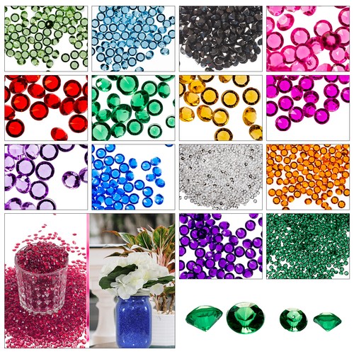Table scatter crystals wedding - crystals,