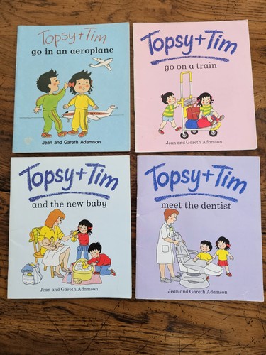 Vintage topsy tim books 4 - topsy, &