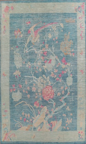 Pictorial blue pink art - art, deco