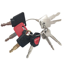 8 Master Plant Key Excavator Dumper BOBCAT CAT JCB HITACHI KOBELCO KUBOTA KOMATS