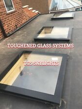 Flat Roof Lantern Window / Skylight / Custom Sizes / Triple Glazed Self Clean