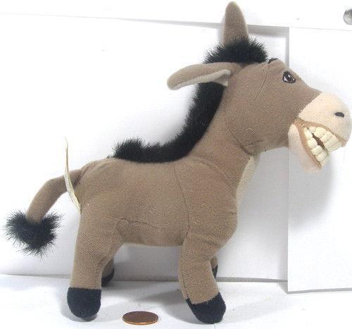 Donkey plush toy - donkey, from