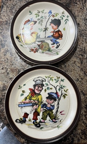 Two vintage doverstone staffs - two,
