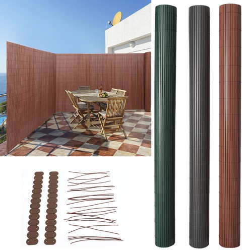 Pvc grey bambo slat - pvc, roll