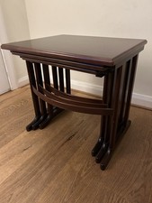 G Plan Mid Century Teak Nest Of 3 Tables Curved Back And Legs 