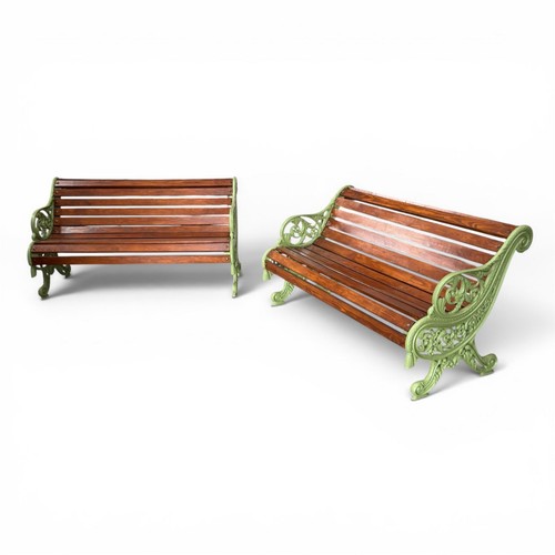 Pair victorian cast iron - pair,