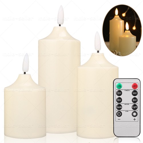 Set led flameless pillar - of,