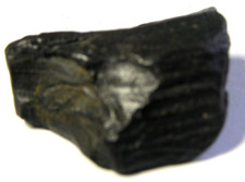 NATURAL WHITBY JET - GRIEF, PROTECTION - 2.5 x 2.2 x 1.0 cms  2.97 gms #13