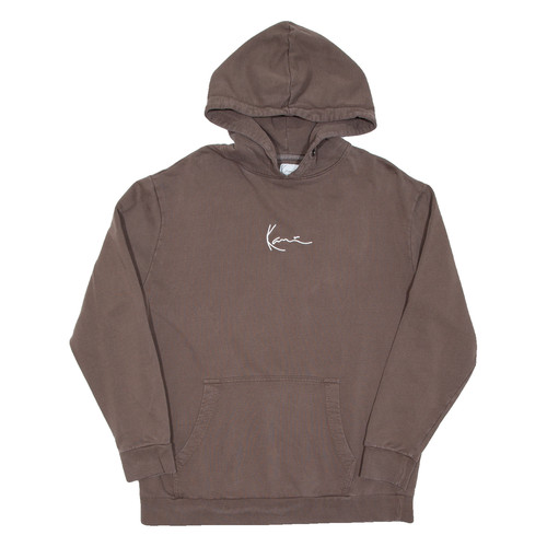 Karl kani mens brown hoodie - kani,