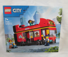Lego City : Red Double-Decker Sightseeing Bus 60407  Brand New/Sealed