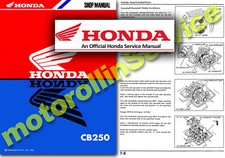 Honda CB250 Service Manual CB TWO FIFTY Workshop 1992 1993 1994 Nighthawk - USB