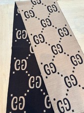 Gucci wool silk scarf with an