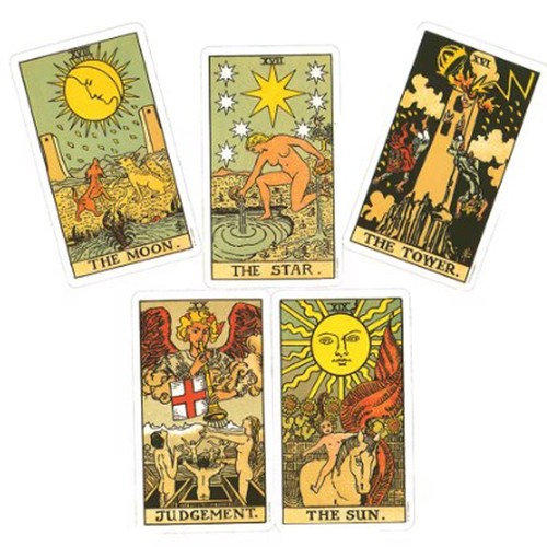 The original rider waite tarot - the,