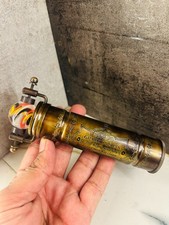 Antiqued Brass Kaleidoscope with Marble Eyepiece Best Kids Toy Kaleidoscope Gift
