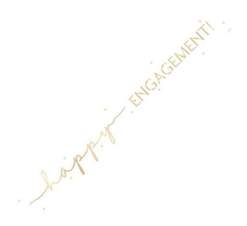 Engagement party banners 9ft - party,