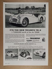 1956 Triumph TR-3 TR3 vintage