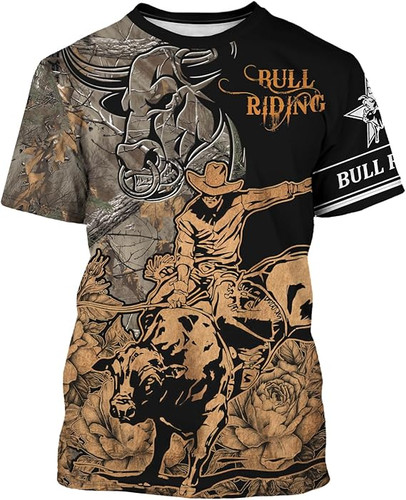 Men bull riding shirt - men's,