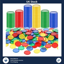 Vibrant Plastic Poker Chips