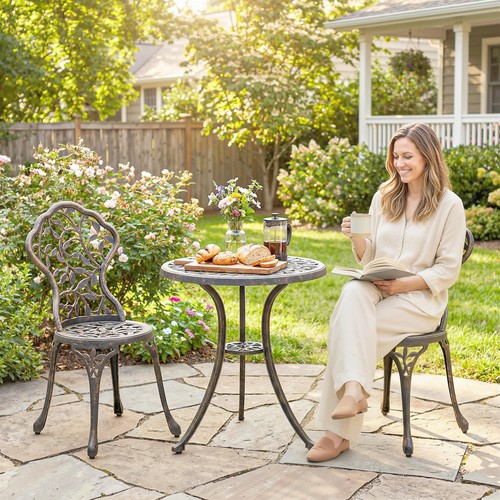 Aluminium bistro set - set, garden