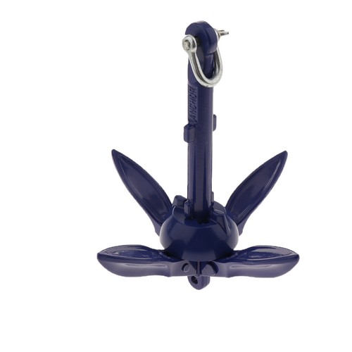 Blue anchor folding aluminum - blue,