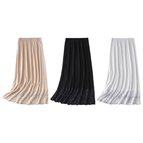 Women lace trim half - lace,