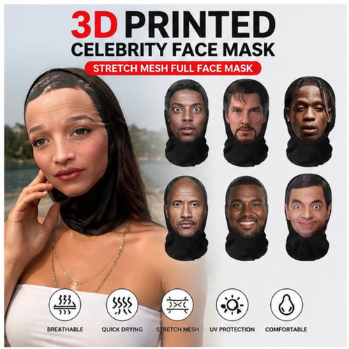 Printed celebrity realistic - 3d,