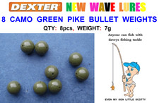 8 CAMO PIKE BULLET WEIGHTS 7g