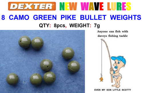 Camo pike bullet - 8, 7g