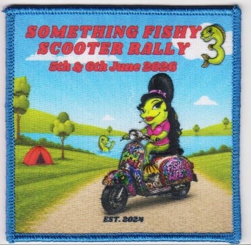 Scooter rally patch - scooter,