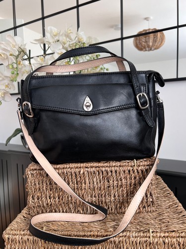 Tula black leather medium
