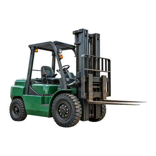 Construction digger forklift - digger,