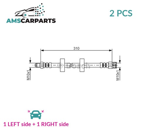 Brake hose line pipe - hose,