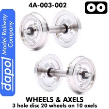 DISC 3 hole Wagon Wheels Axles
