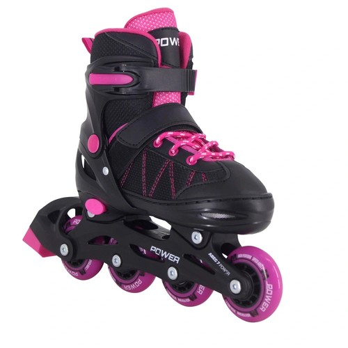 Pink black inline - pink, skates
