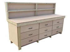 Tool Cabinet Workbench Wooden