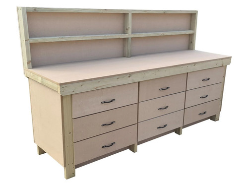 Wooden workshop cabinet garage - cabinet,