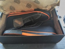 Harley Davidson Black Canvas Sport Boots Size UK 9 Brand-new