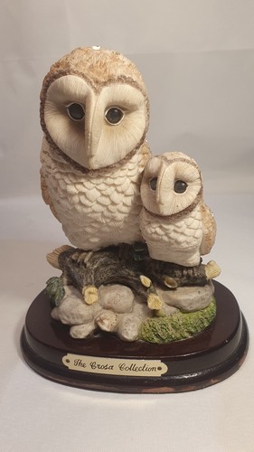 Vintage porcelain owl figurine - vintage,