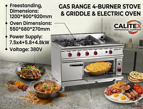 Commercial gas range burner - range,