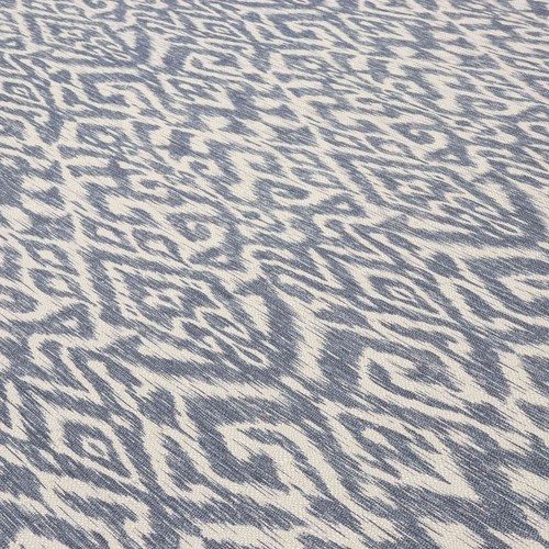 Bohemian ikat indigo fabric - bohemian,