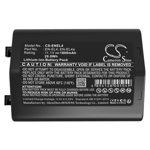 Rechargeable battery for nikon - for,