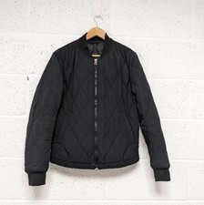 Hugo Boss Orange Quilted Jacket Full Zip Black IT 48 / Chest 42"