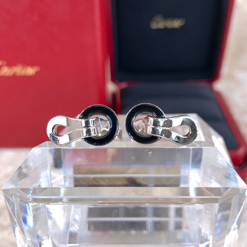 Cartier cufflinks rare - rare, black