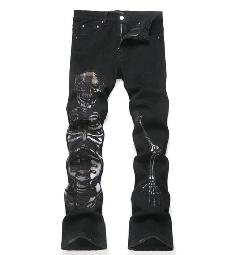 Men black denim - men's, cotton