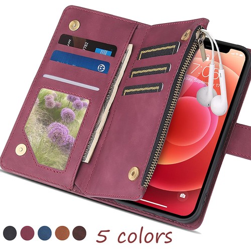 Zip wallet case leather - zip,