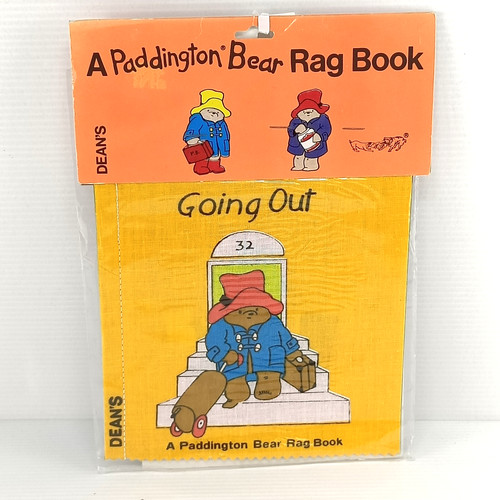 Vintage paddington bear rag - paddington,