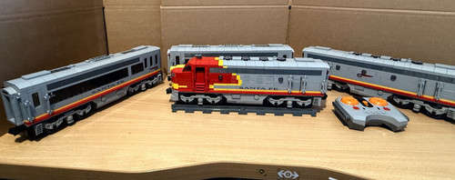 Lego train custom 10020 - lego,