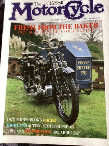 The classic motorcycle july - classic,